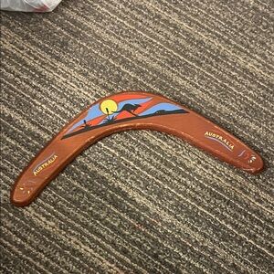 Australian Boomerang Toy - Brown